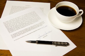 Meeting a lawyer over coffee