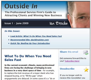 Outside In Newsletter