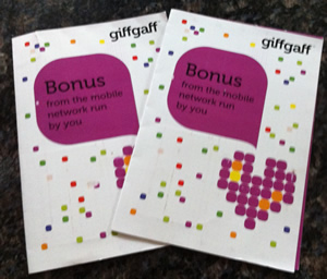 Giffgaff sim cards