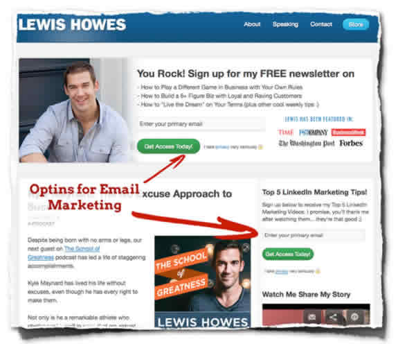 Lewis Howes Home Page Home Page