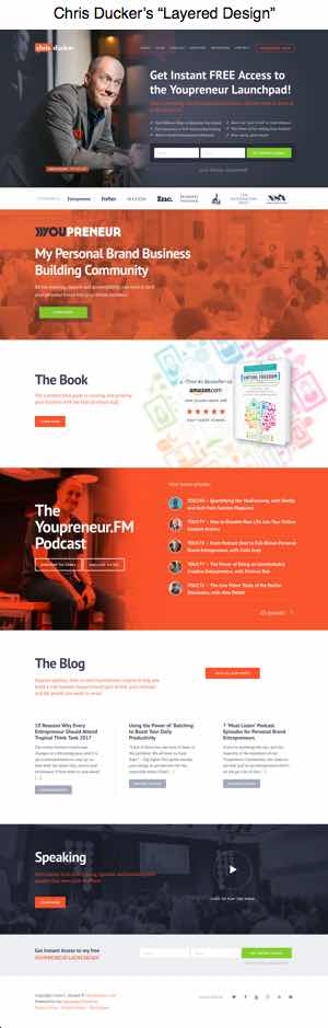 Chris Ducker's Layered Design